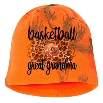 Proud Basketball Great Grandma Of A Basketball Player Gift Kati - Camo Knit Beanie