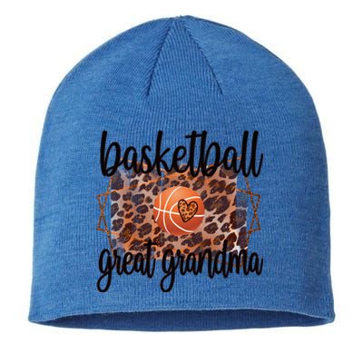 Proud Basketball Great Grandma Of A Basketball Player Gift Sustainable Beanie