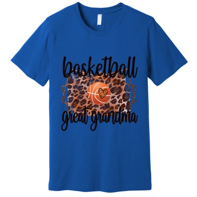 Proud Basketball Great Grandma Of A Basketball Player Gift Premium T-Shirt