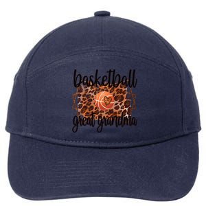 Proud Basketball Great Grandma Of A Basketball Player Gift 7-Panel Snapback Hat