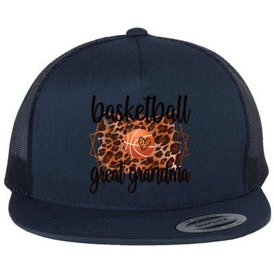 Proud Basketball Great Grandma Of A Basketball Player Gift Flat Bill Trucker Hat