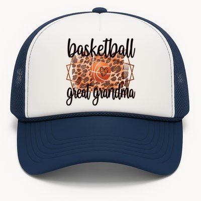 Proud Basketball Great Grandma Of A Basketball Player Gift Trucker Hat