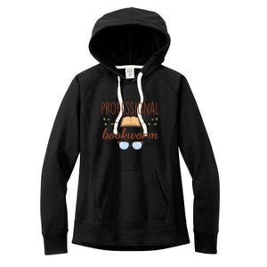 Professional Bookworm Glasses Reading Books Gift Cute Reading Women's Fleece Hoodie