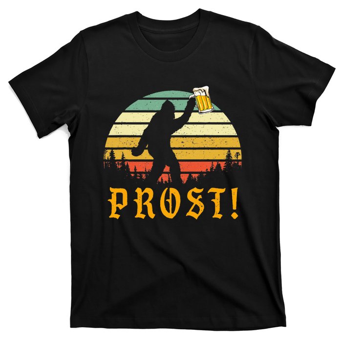 Prost Bigfoot German Oktoberfest Love Drinking Beer T-Shirt