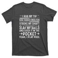 Player Billiard Game Lovers Funny Pool Gift T-Shirt