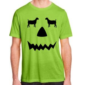 Pumpkin Boer Goat Show Halloween Adult ChromaSoft Performance T-Shirt