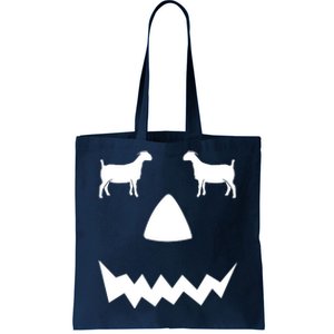 Pumpkin Boer Goat Show Halloween Tote Bag