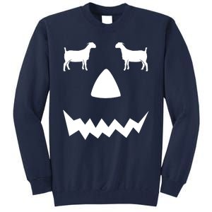 Pumpkin Boer Goat Show Halloween Tall Sweatshirt