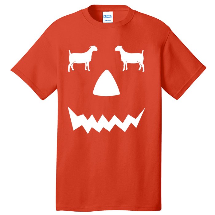 Pumpkin Boer Goat Show Halloween Tall T-Shirt