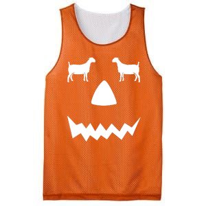 Pumpkin Boer Goat Show Halloween Mesh Reversible Basketball Jersey Tank