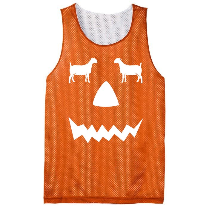 Pumpkin Boer Goat Show Halloween Mesh Reversible Basketball Jersey Tank