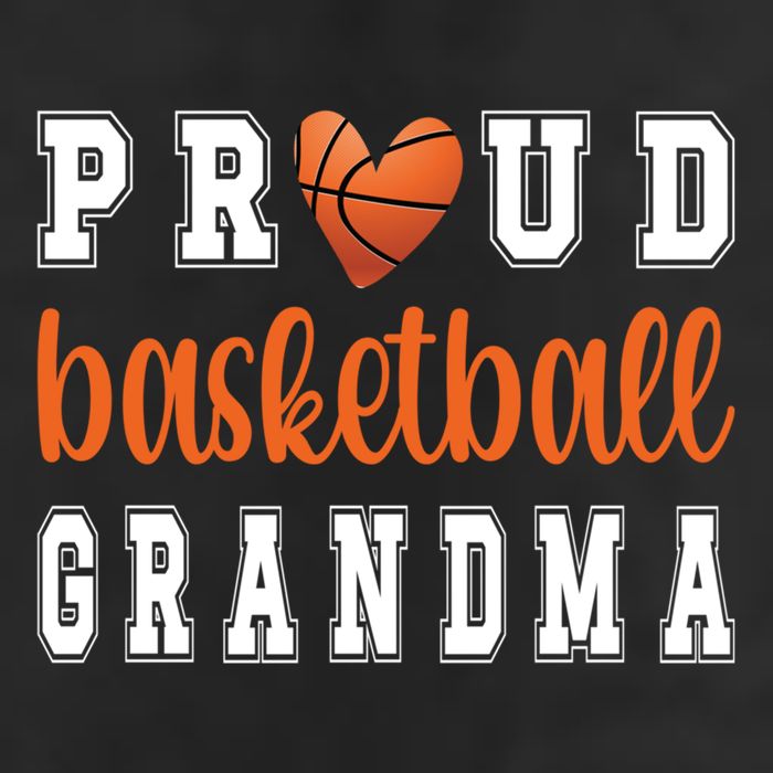 Proud Basketball Grandma Grandmother Of Basketball Player Cool Gift 7 Panel Mesh Trucker Snapback Hat