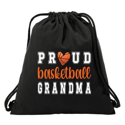 Proud Basketball Grandma Grandmother Of Basketball Player Cool Gift Drawstring Bag