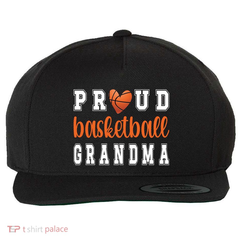 Proud Basketball Grandma Grandmother Of Basketball Player Cool Gift Wool Snapback Cap