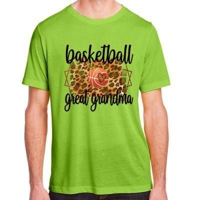 Proud Basketball Great Grandma Of A Basketball Player Gift Adult ChromaSoft Performance T-Shirt