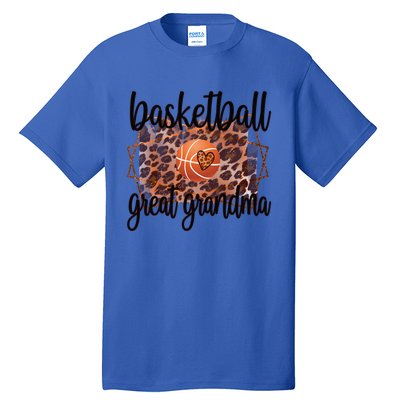 Proud Basketball Great Grandma Of A Basketball Player Gift Tall T-Shirt