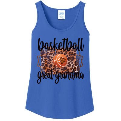 Proud Basketball Great Grandma Of A Basketball Player Gift Ladies Essential Tank