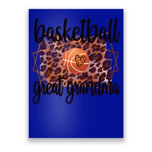 Proud Basketball Great Grandma Of A Basketball Player Gift Poster