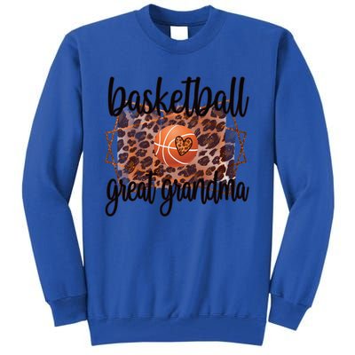 Proud Basketball Great Grandma Of A Basketball Player Gift Tall Sweatshirt