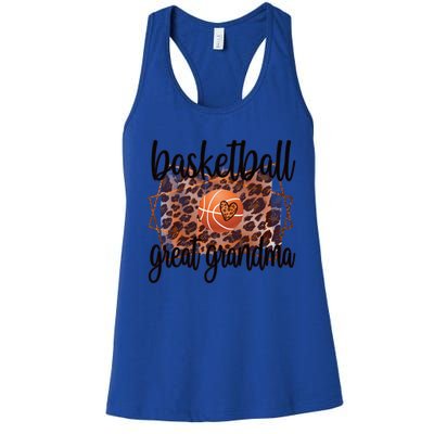 Proud Basketball Great Grandma Of A Basketball Player Gift Women's Racerback Tank