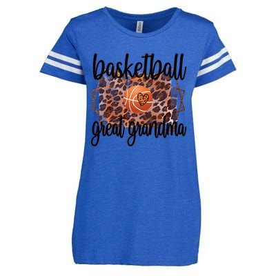 Proud Basketball Great Grandma Of A Basketball Player Gift Enza Ladies Jersey Football T-Shirt