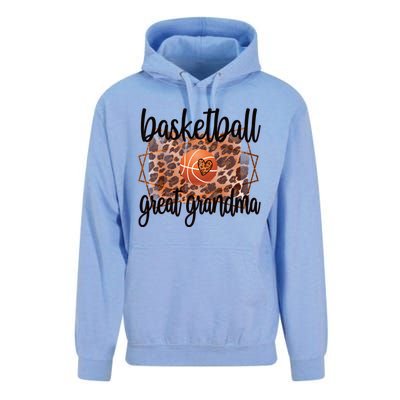 Proud Basketball Great Grandma Of A Basketball Player Gift Unisex Surf Hoodie