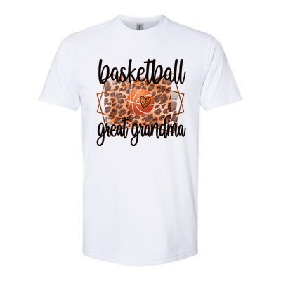 Proud Basketball Great Grandma Of A Basketball Player Gift Softstyle CVC T-Shirt