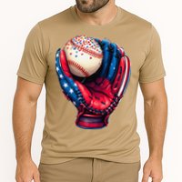 Patriotic Baseball Glove Drip Ice Cream Sprinkles 4th July Performance Shirt