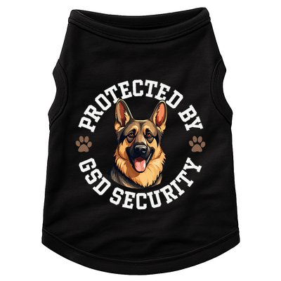 Protected By Gsd Security German Shepherd Dog Doggie Tank