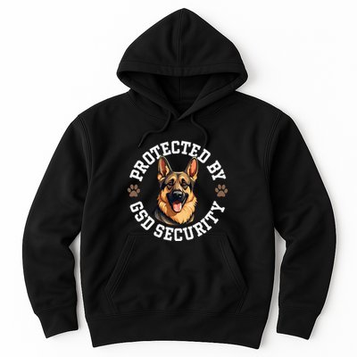 Protected By Gsd Security German Shepherd Dog Hoodie