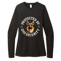 Protected By Gsd Security German Shepherd Dog Womens CVC Long Sleeve Shirt