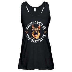 Protected By Gsd Security German Shepherd Dog Ladies Essential Flowy Tank