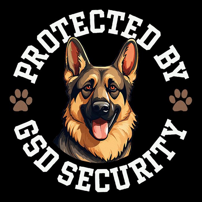 Protected By Gsd Security German Shepherd Dog 16 in Basic Backpack