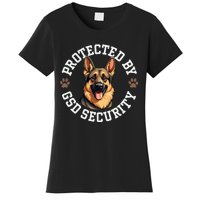 Protected By Gsd Security German Shepherd Dog Women's T-Shirt