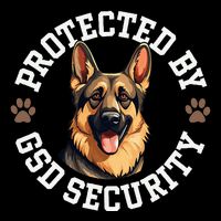 Protected By Gsd Security German Shepherd Dog Wool Snapback Cap