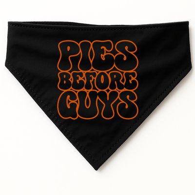 Pies Before Guys Funny Thanksgiving USA-Made Doggie Bandana