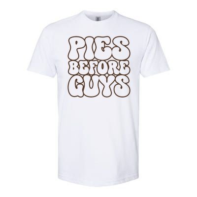 Pies Before Guys Funny Thanksgiving Softstyle® CVC T-Shirt