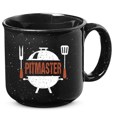 Pitmaster Bbq Grill Barbecue Gift 15oz Campfire Ceramic Mug