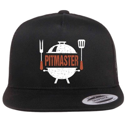Pitmaster Bbq Grill Barbecue Gift Flatbill Hat