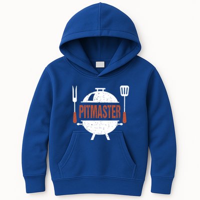 Pitmaster Bbq Grill Barbecue Gift Kids Hoodie