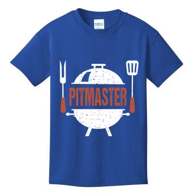 Pitmaster Bbq Grill Barbecue Gift Kids T-Shirt