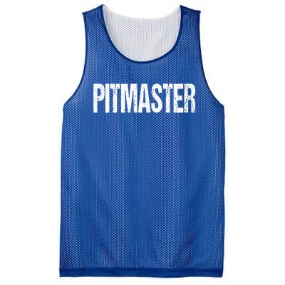 Pitmaster Bbq Grill Barbecue Gift Mesh Reversible Basketball Jersey Tank