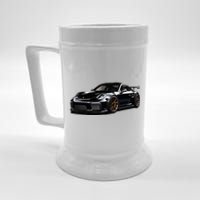 Porsc Black Gt 3 Rs Sport Car Coupe 911 Racecar Beer Stein