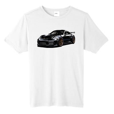 Porsc Black Gt 3 Rs Sport Car Coupe 911 Racecar Tall Fusion ChromaSoft Performance T-Shirt