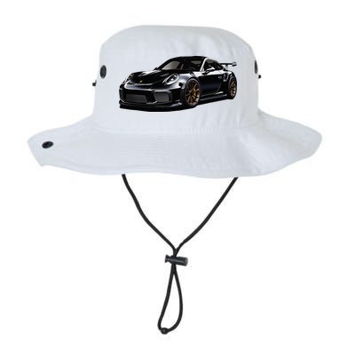 Porsc Black Gt 3 Rs Sport Car Coupe 911 Racecar Bucket Hat