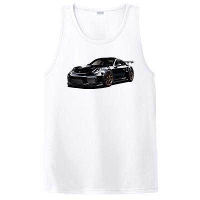 Porsc Black Gt 3 Rs Sport Car Coupe 911 Racecar PosiCharge Competitor Tank