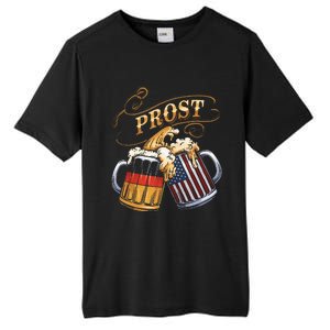 Prost Beer German American Flag Oktoberfest Tall Fusion ChromaSoft Performance T-Shirt