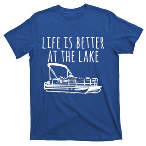 Pontoon Boat Gift Life Is Better At The Lake T-Shirt