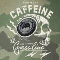 Powered By Gasoline And Caffeine Legacy Tie Dye Trucker Hat