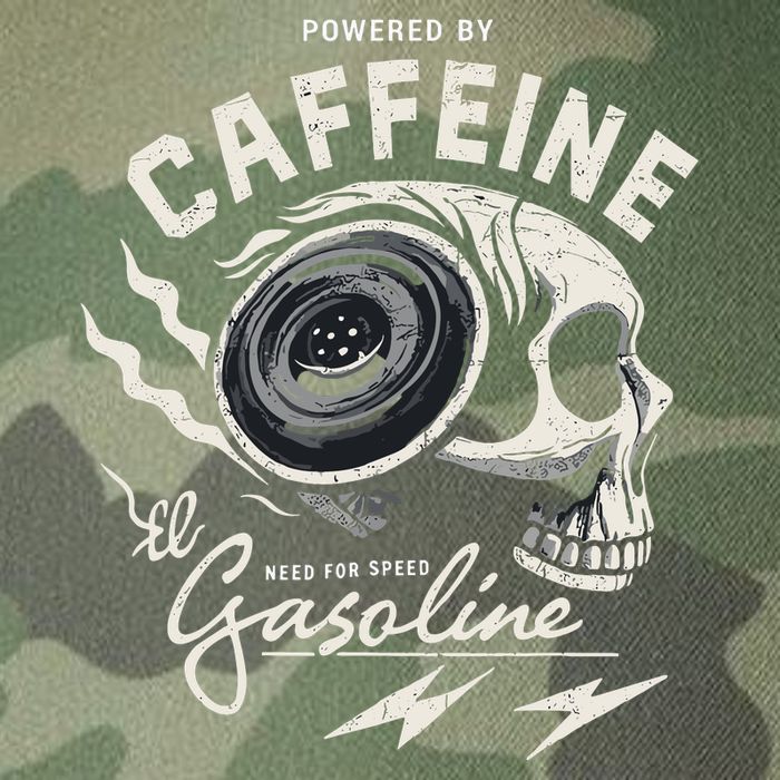 Powered By Gasoline And Caffeine Legacy Tie Dye Trucker Hat